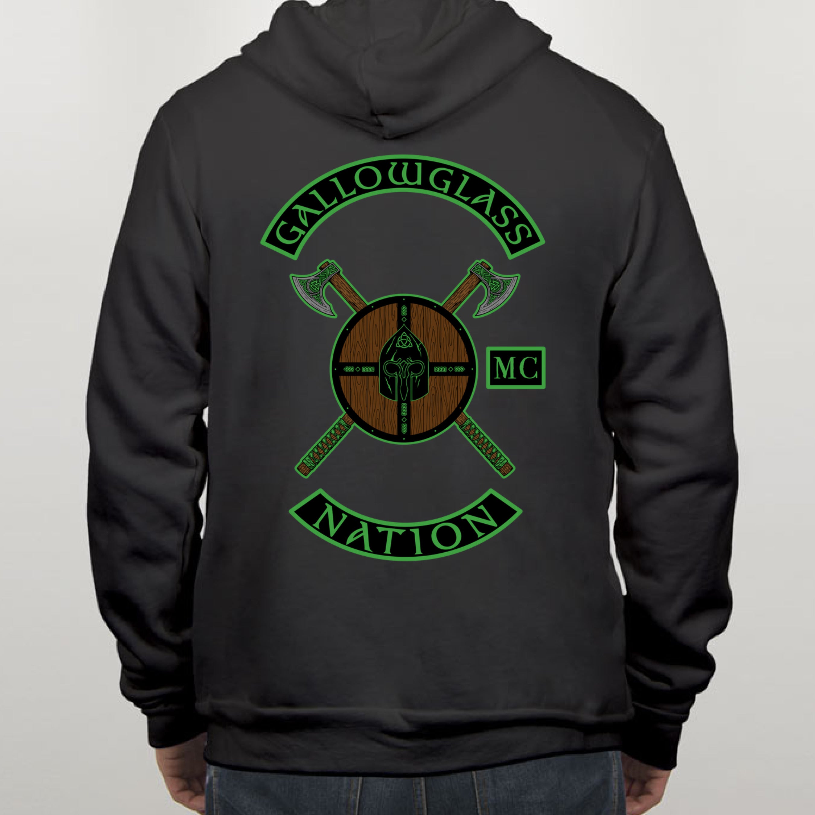 SOLID BLACK - BACK