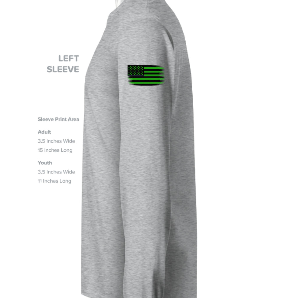 Heather Gray (90/10) - SLEEVE_LEFT