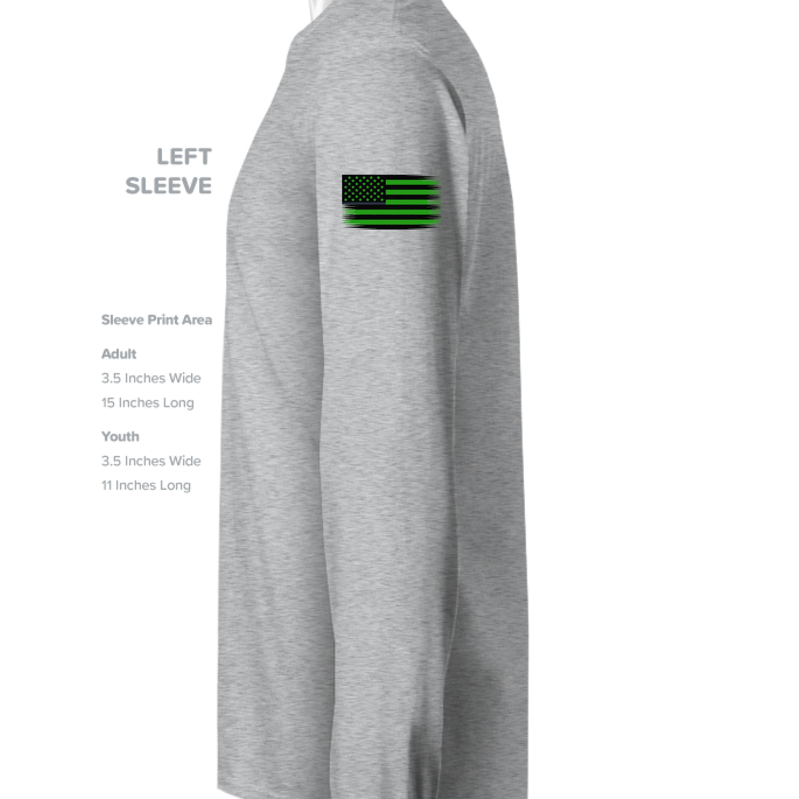 Heather Gray (90/10) - SLEEVE_LEFT