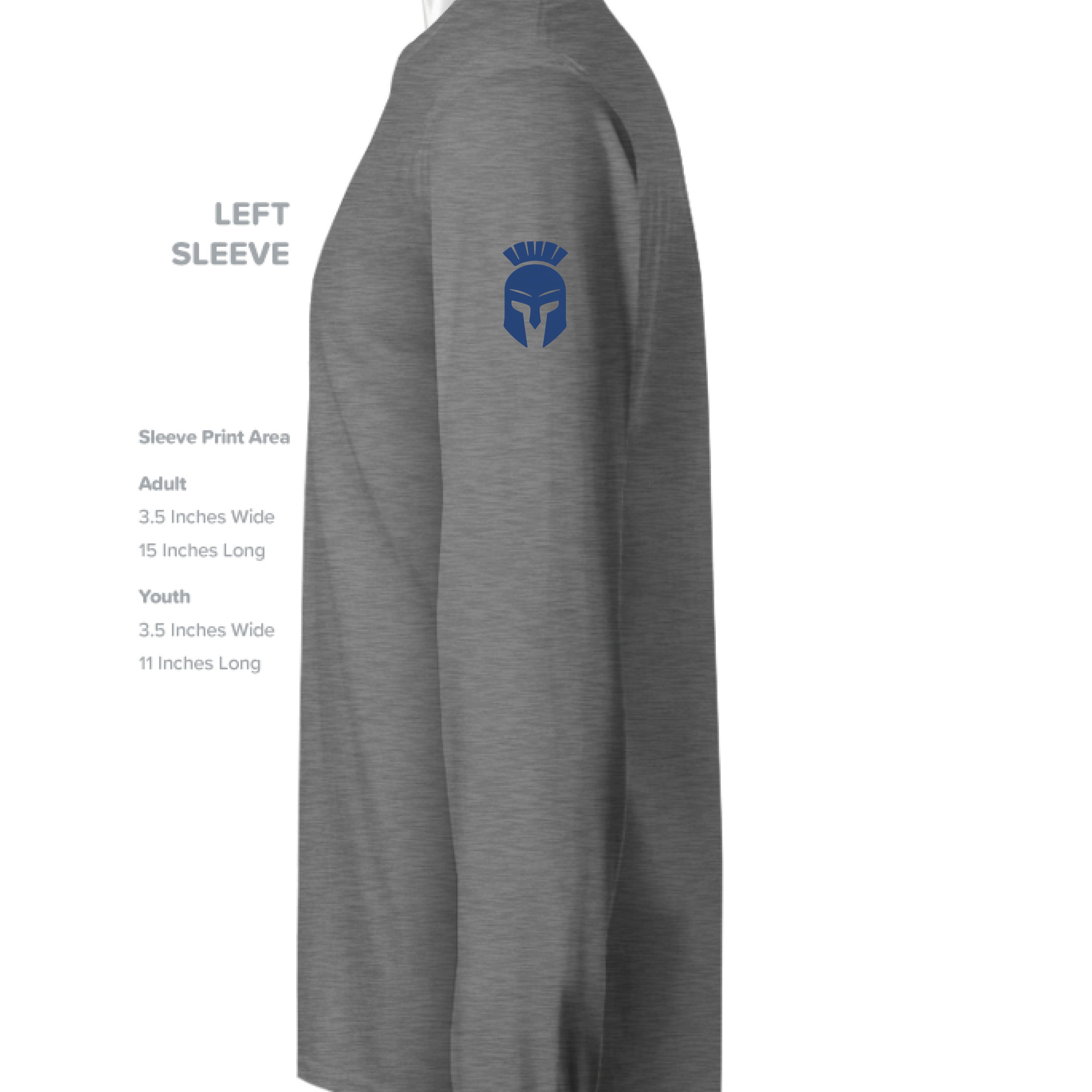 GRAPHITE HEATHER - SLEEVE_LEFT