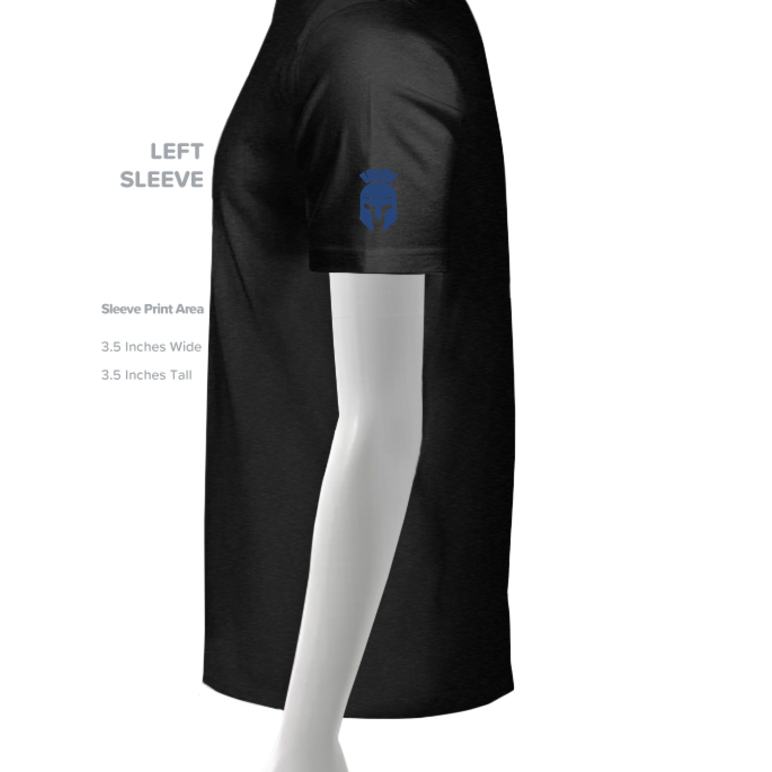 BLK HTHR TRIBLND - SLEEVE_LEFT