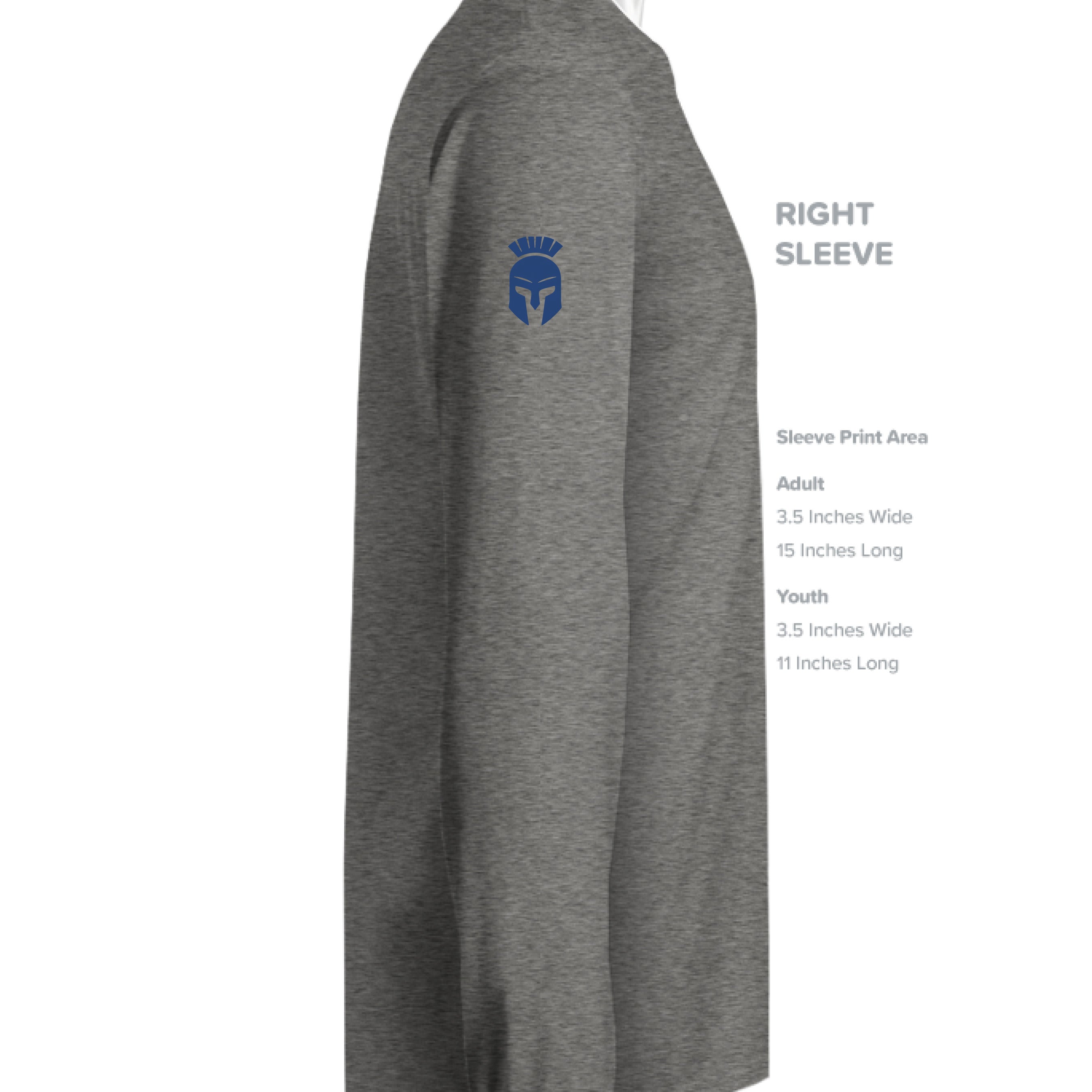 CHARCOAL HEATHER - SLEEVE_RIGHT