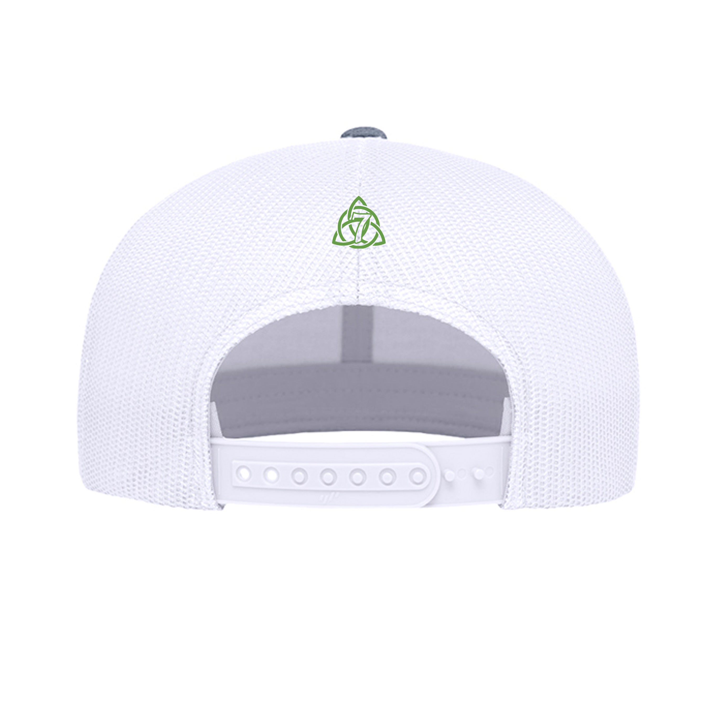 Heather Grey/ White - 6609 - BACK