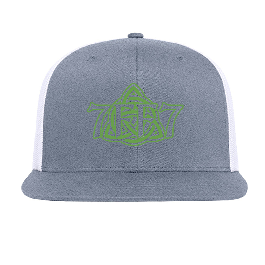 Heather Grey/ White - 6609 - FRONT