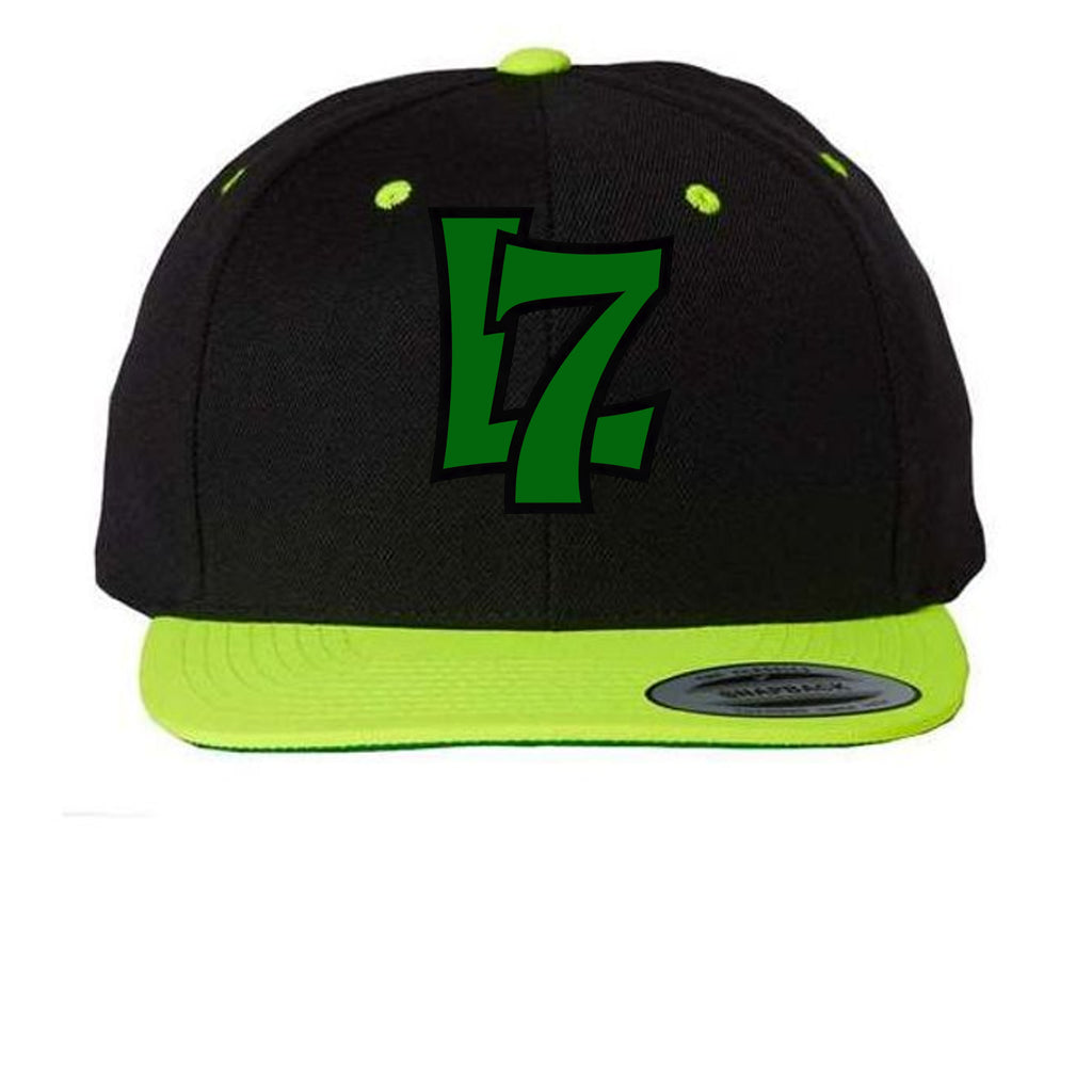 Black/ Neon Green - 6089M - FRONT