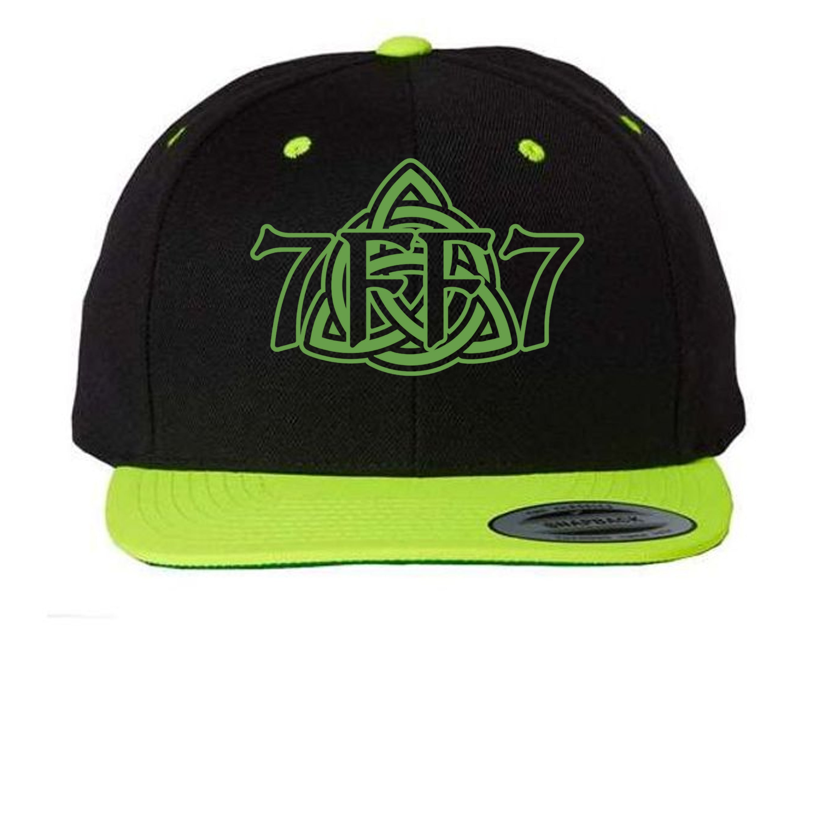 Black/ Neon Green - 6089M - FRONT